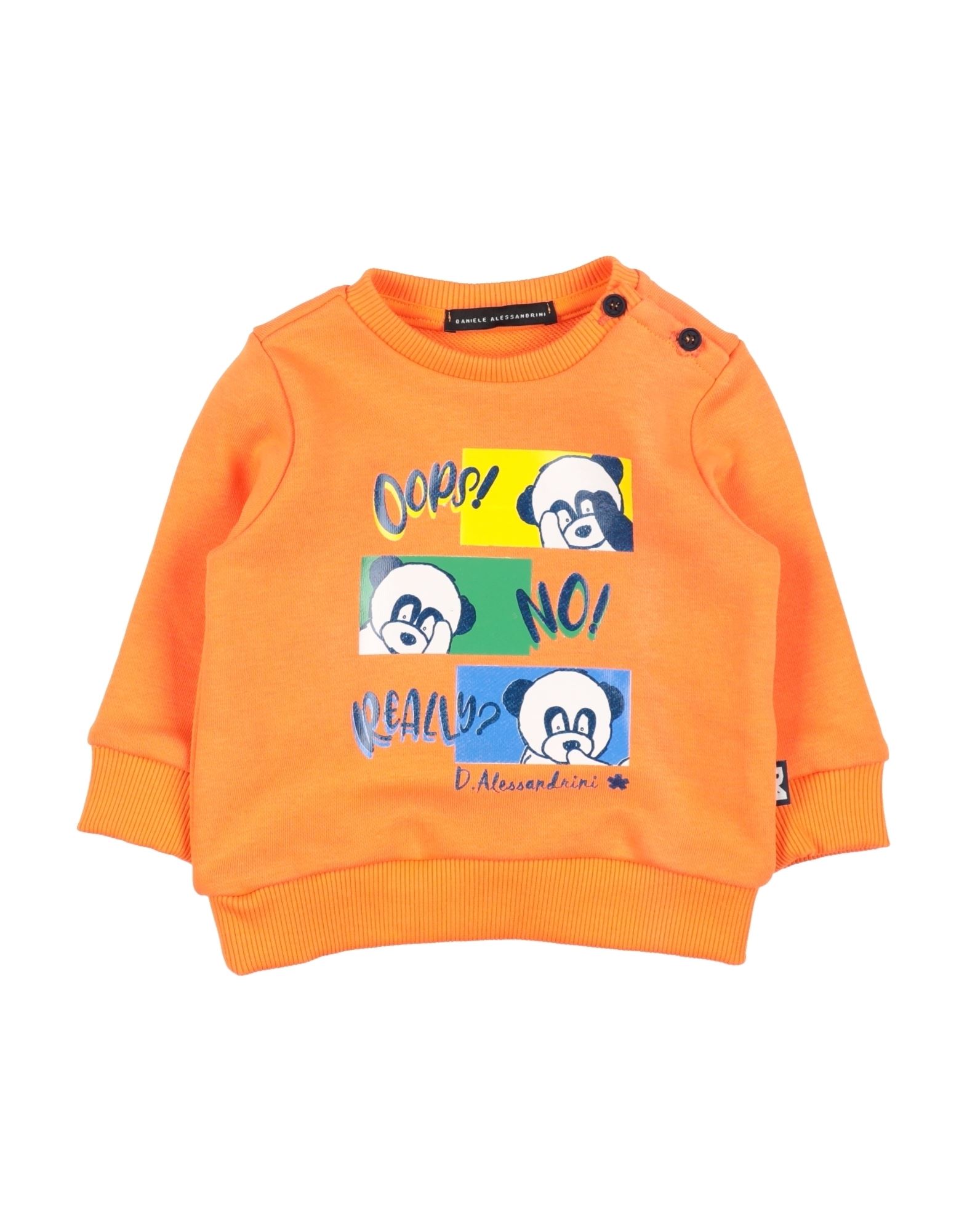DANIELE ALESSANDRINI Sweatshirt Kinder Orange von DANIELE ALESSANDRINI