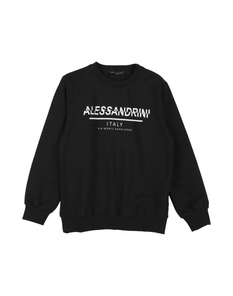 DANIELE ALESSANDRINI Sweatshirt Kinder Schwarz von DANIELE ALESSANDRINI