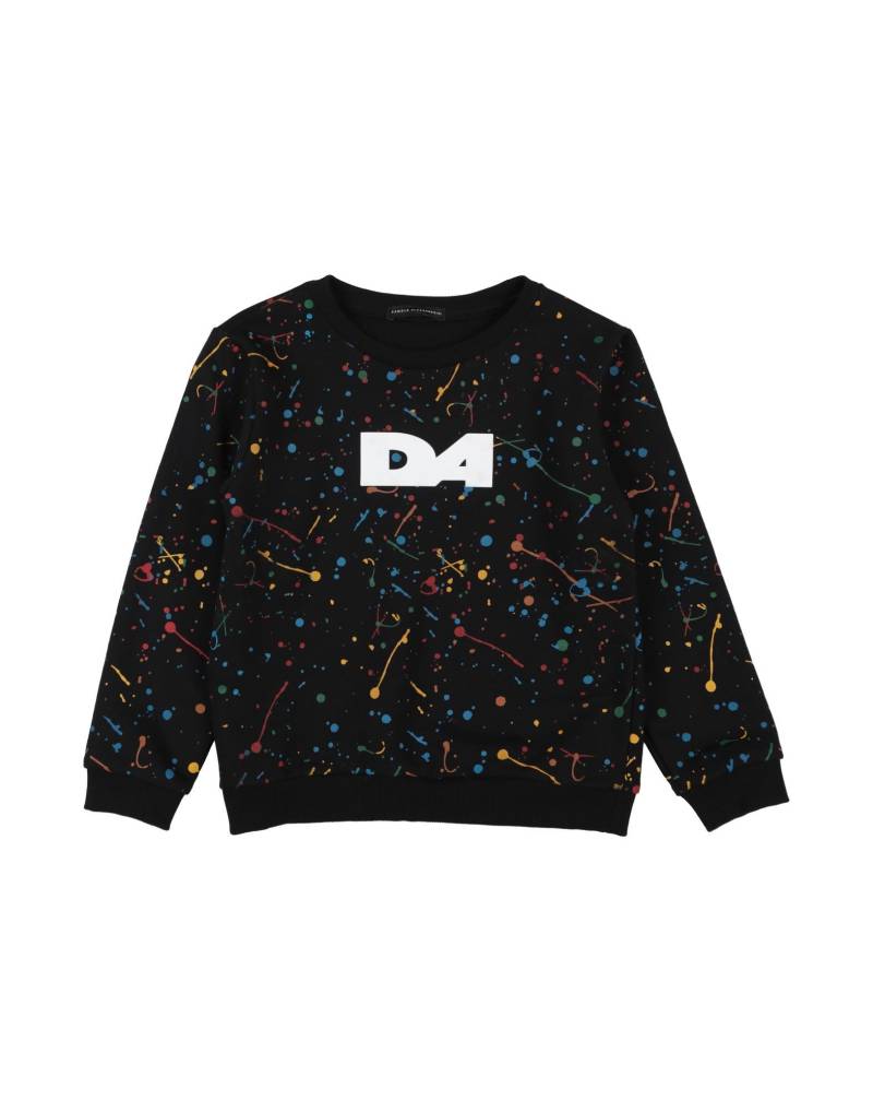 DANIELE ALESSANDRINI Sweatshirt Kinder Schwarz von DANIELE ALESSANDRINI