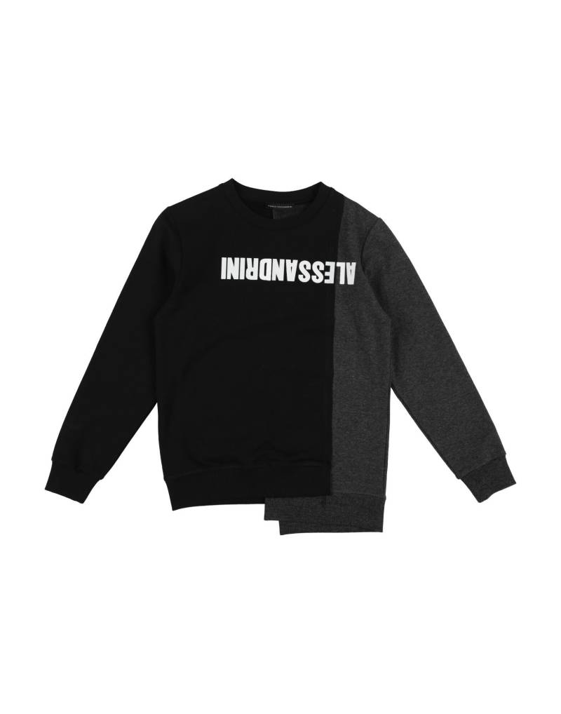 DANIELE ALESSANDRINI Sweatshirt Kinder Schwarz von DANIELE ALESSANDRINI