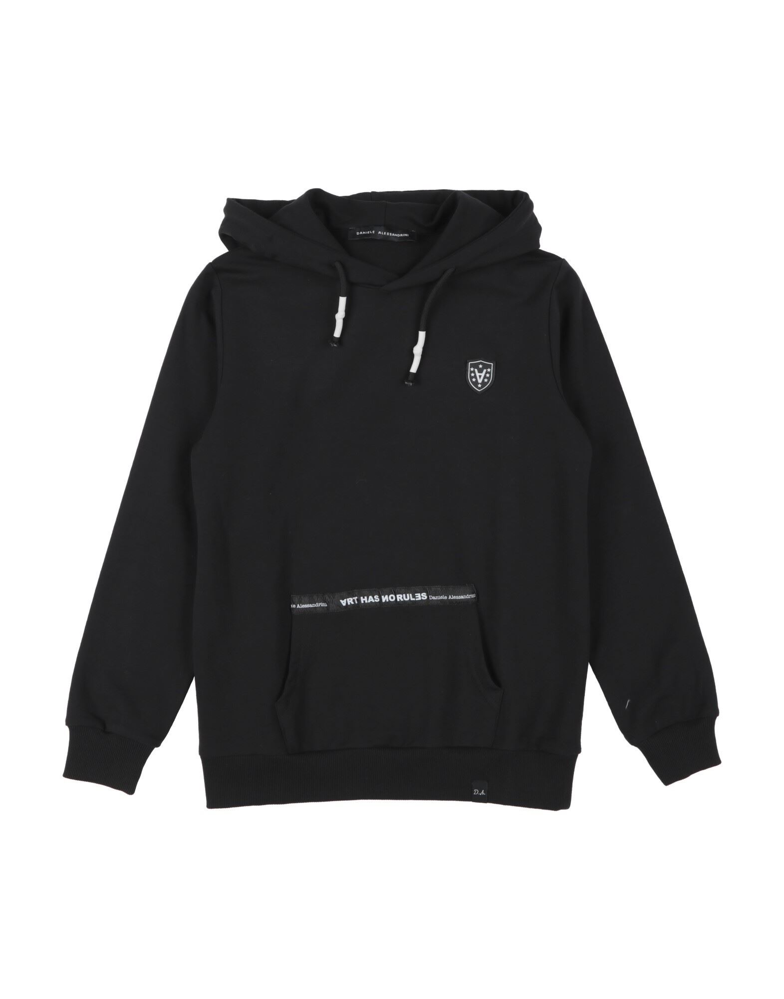 DANIELE ALESSANDRINI Sweatshirt Kinder Schwarz von DANIELE ALESSANDRINI