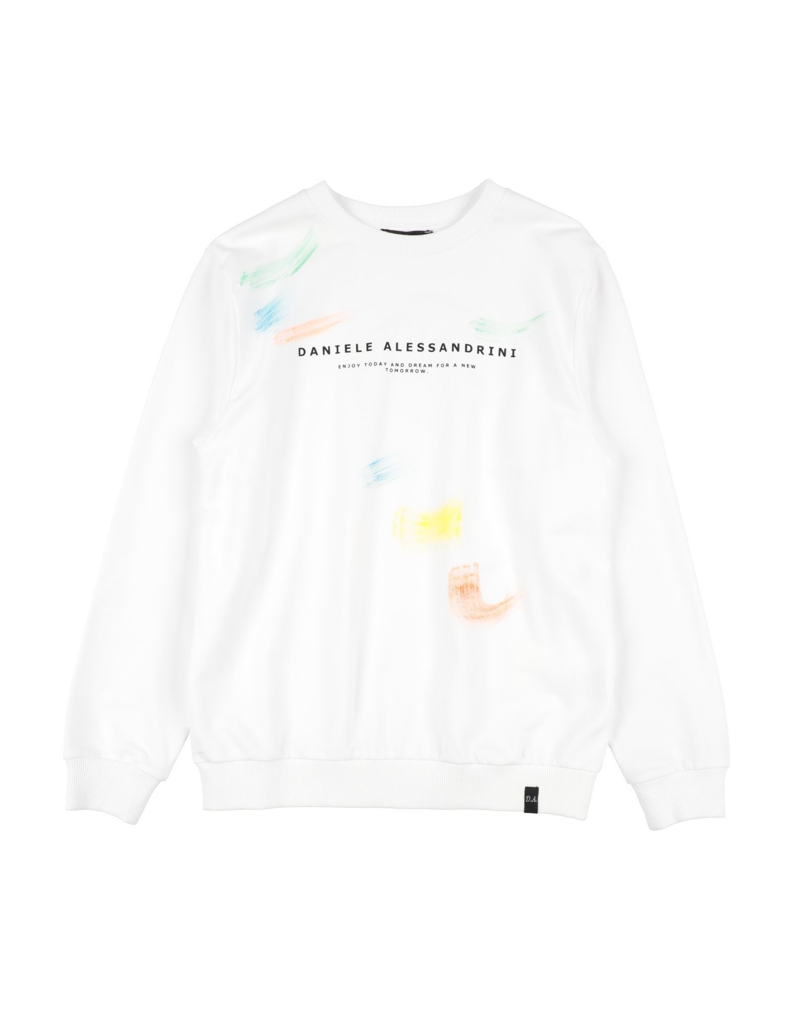 DANIELE ALESSANDRINI Sweatshirt Kinder Weiß von DANIELE ALESSANDRINI