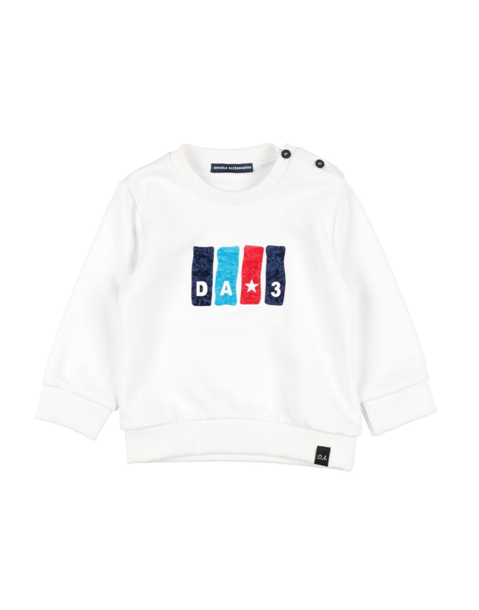 DANIELE ALESSANDRINI Sweatshirt Kinder Weiß von DANIELE ALESSANDRINI