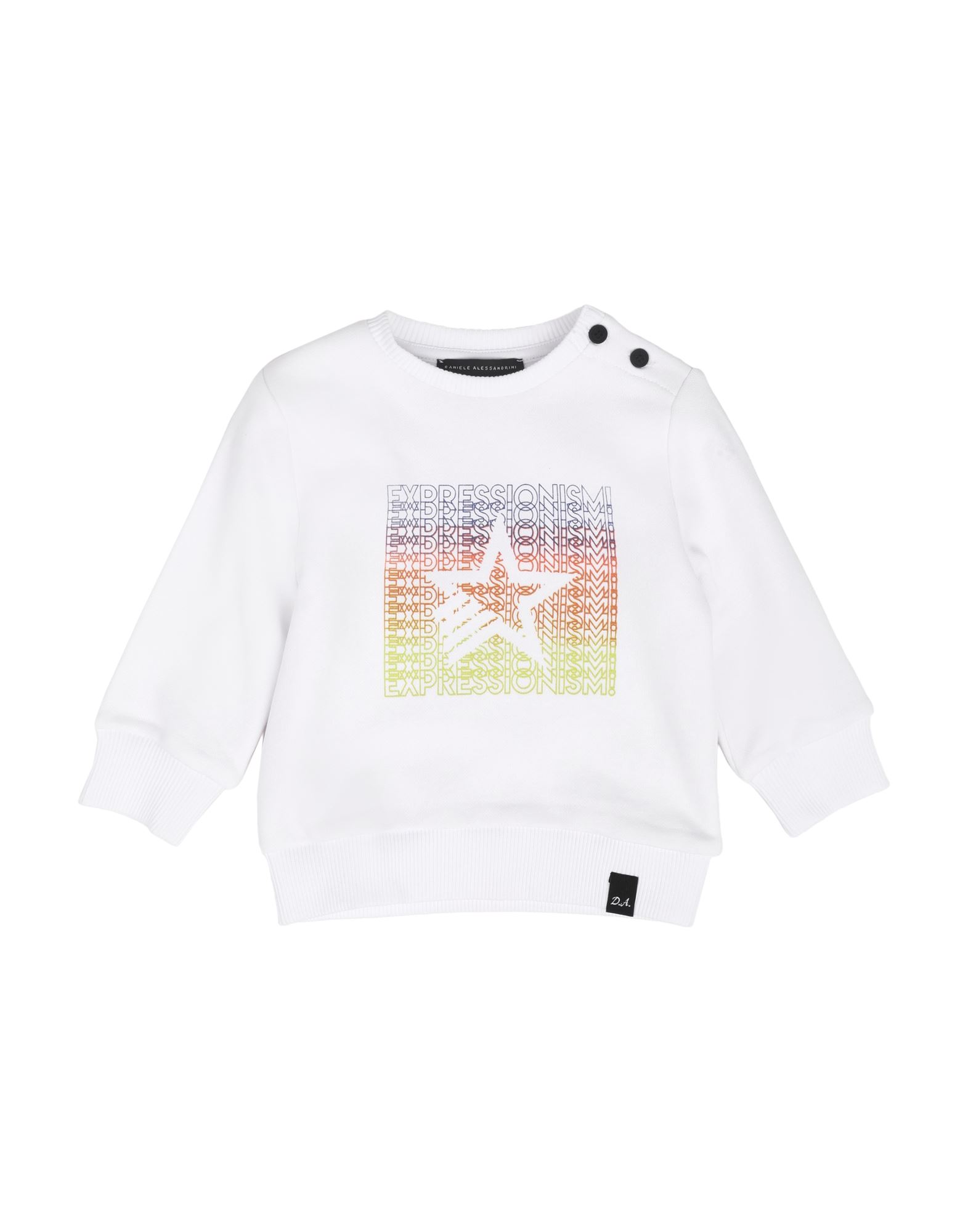 DANIELE ALESSANDRINI Sweatshirt Kinder Weiß von DANIELE ALESSANDRINI