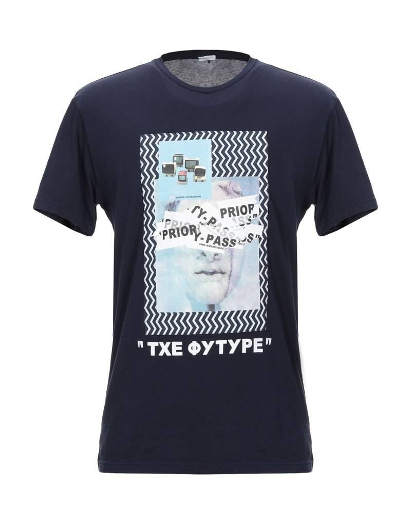 DANIELE ALESSANDRINI T-shirts Herren Blau von DANIELE ALESSANDRINI