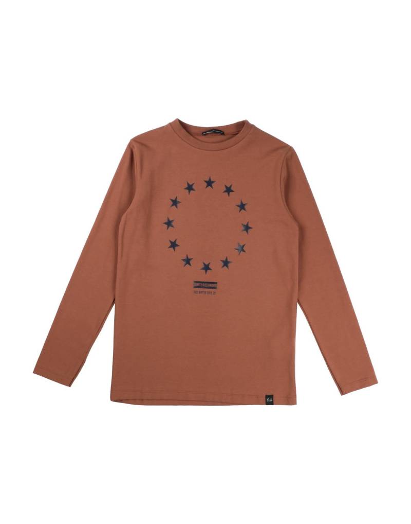 DANIELE ALESSANDRINI T-shirts Kinder Braun von DANIELE ALESSANDRINI