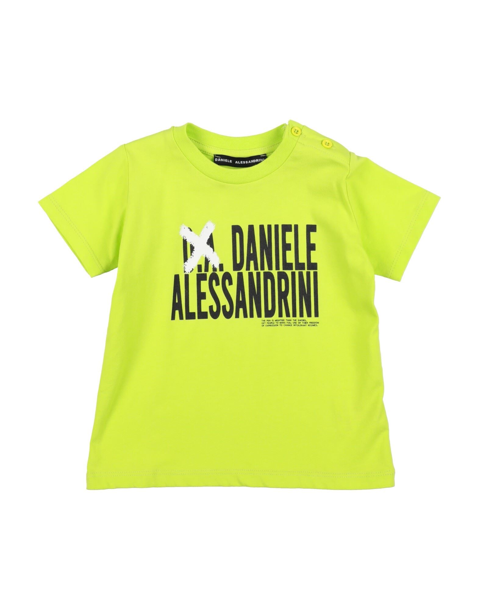 DANIELE ALESSANDRINI T-shirts Kinder Limettengrün von DANIELE ALESSANDRINI