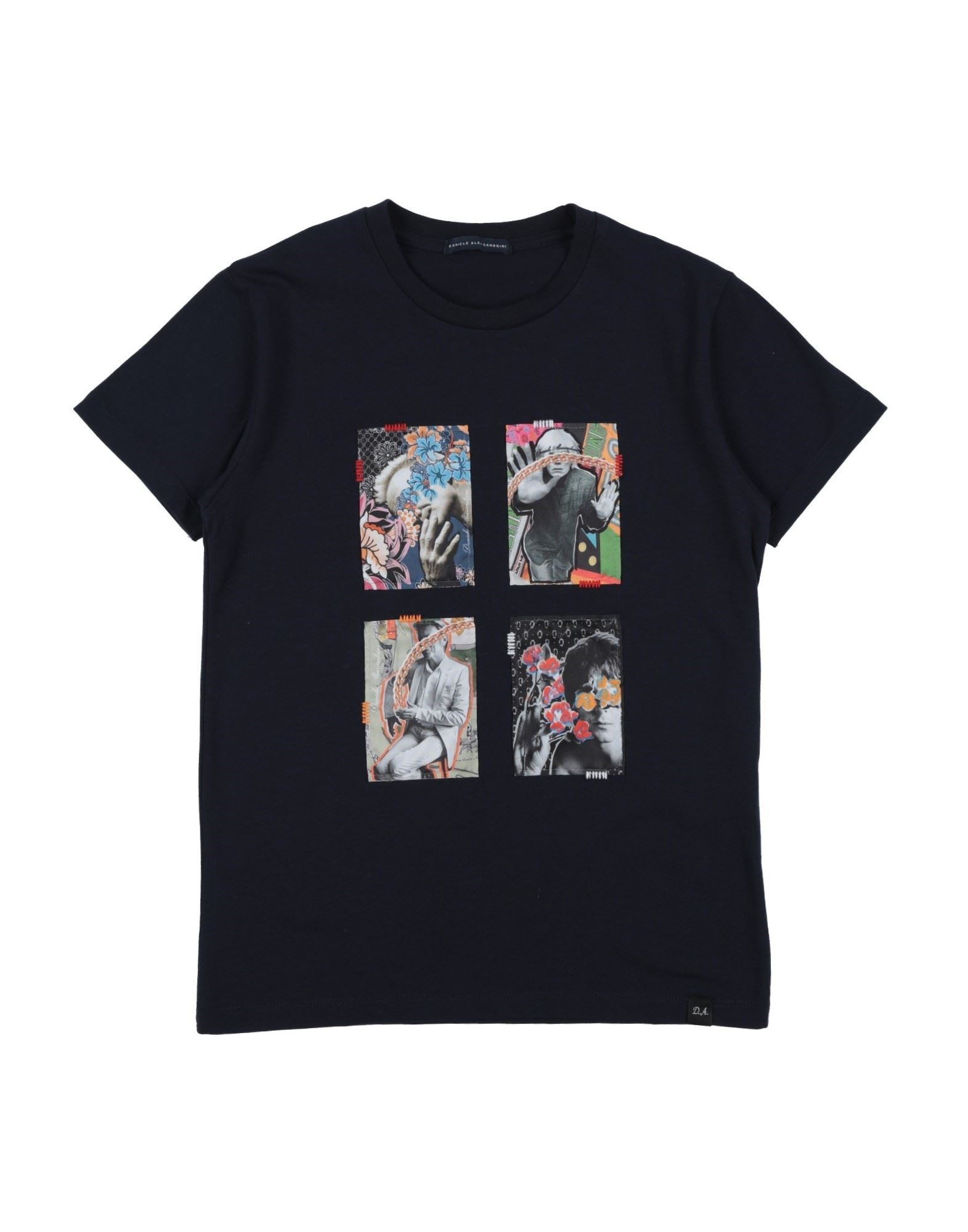 DANIELE ALESSANDRINI T-shirts Kinder Nachtblau von DANIELE ALESSANDRINI