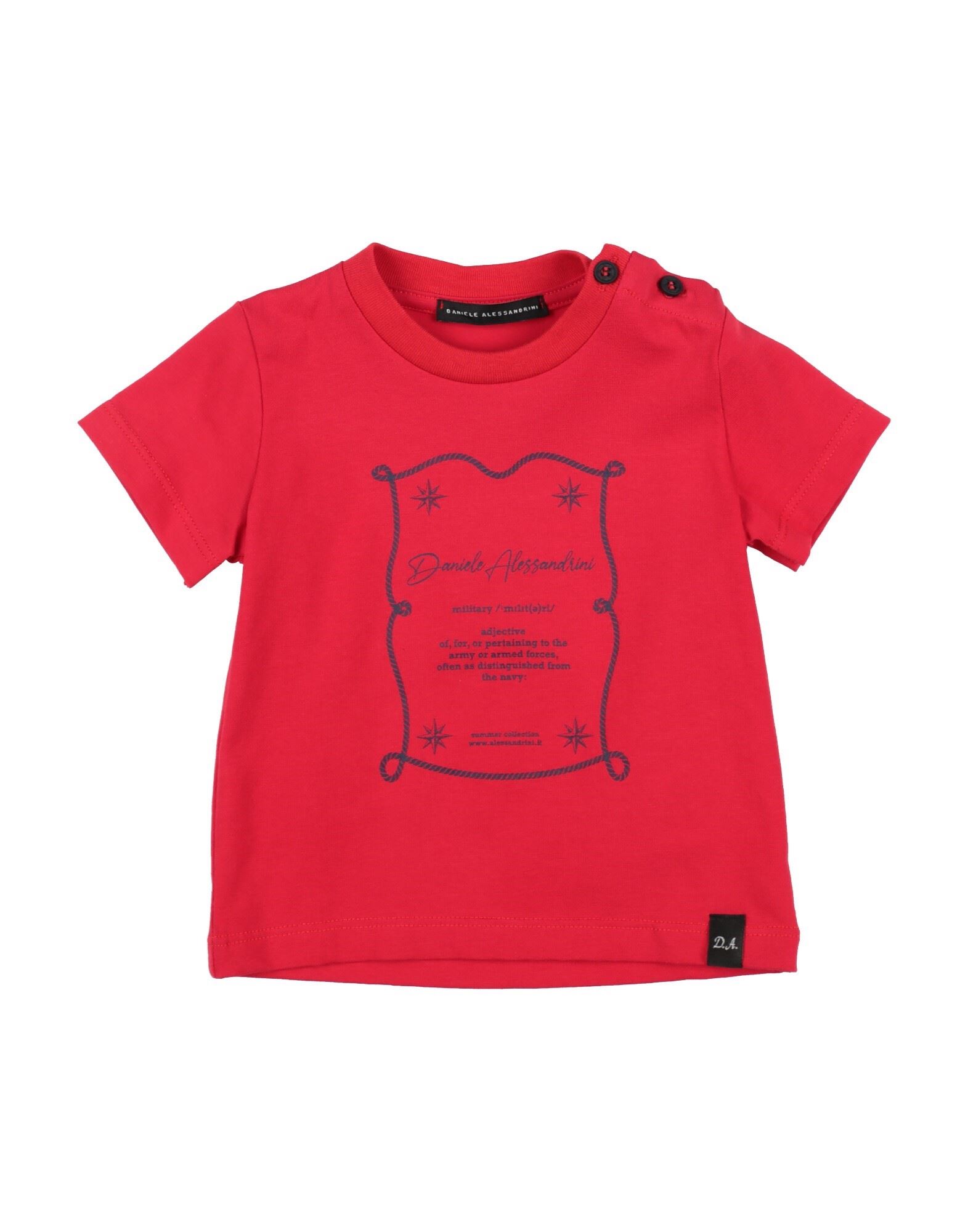 DANIELE ALESSANDRINI T-shirts Kinder Rot von DANIELE ALESSANDRINI