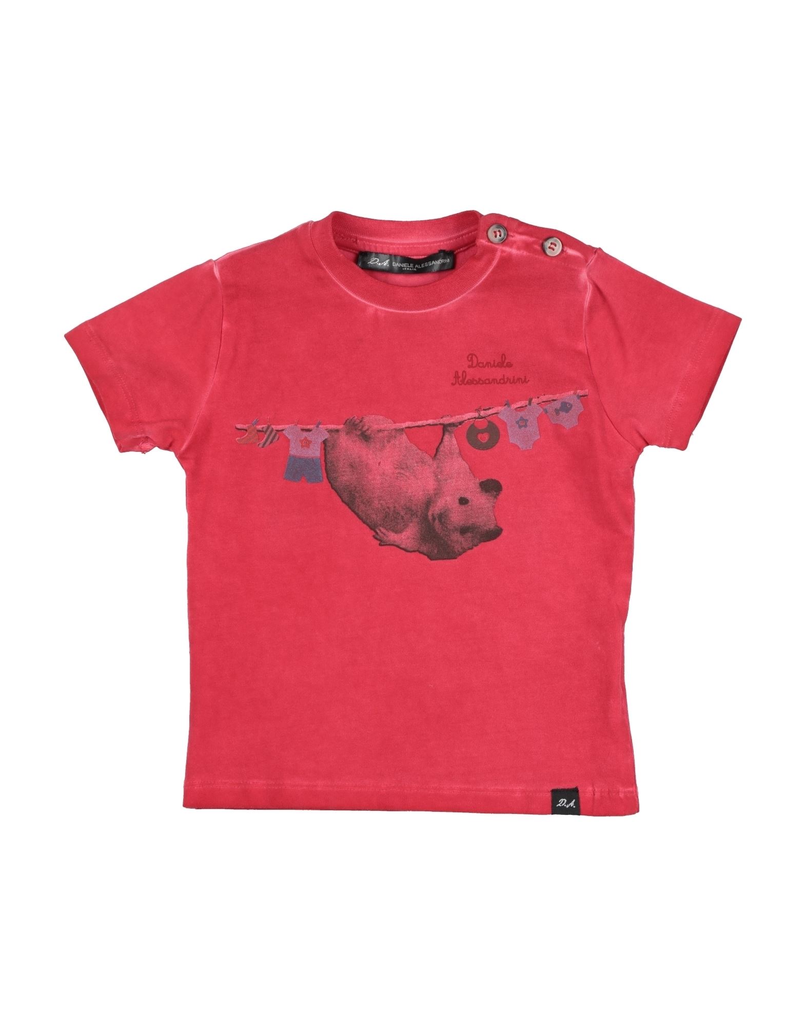 DANIELE ALESSANDRINI T-shirts Kinder Rot von DANIELE ALESSANDRINI