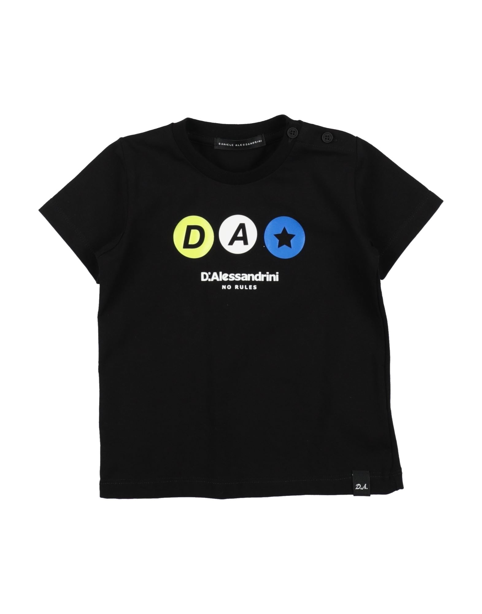 DANIELE ALESSANDRINI T-shirts Kinder Schwarz von DANIELE ALESSANDRINI