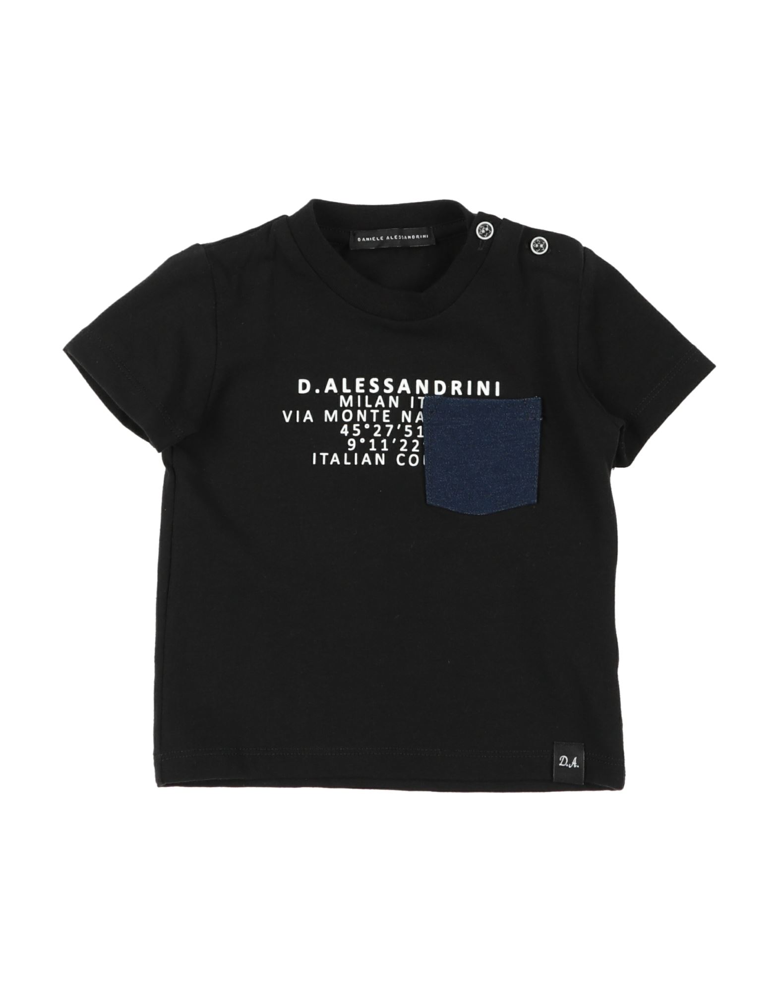 DANIELE ALESSANDRINI T-shirts Kinder Schwarz von DANIELE ALESSANDRINI