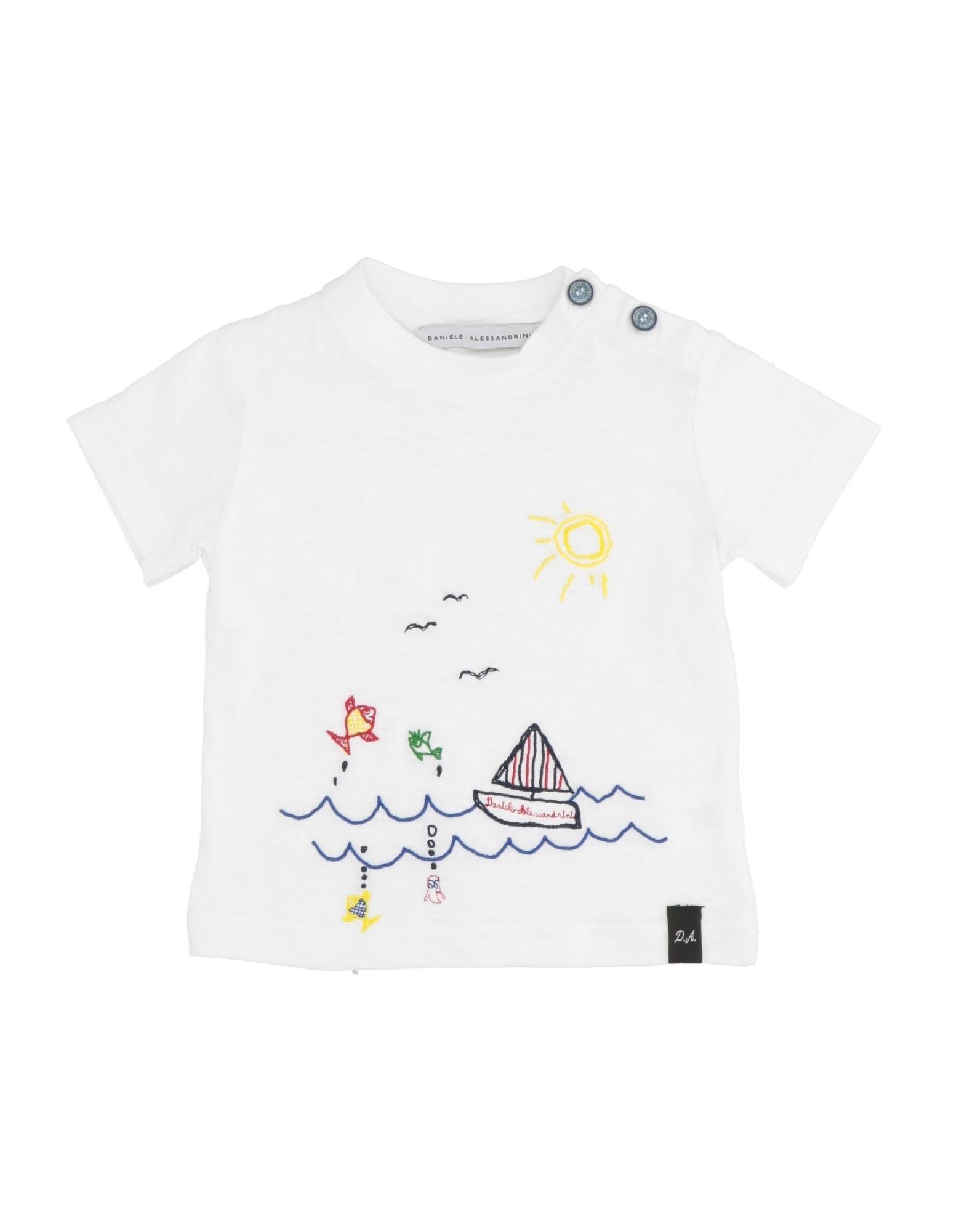 DANIELE ALESSANDRINI T-shirts Kinder Weiß von DANIELE ALESSANDRINI