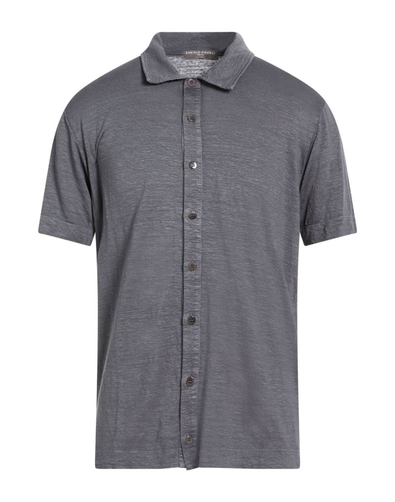 DANIELE FIESOLI Hemd Herren Braungrau von DANIELE FIESOLI