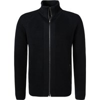 DANIELE FIESOLI Herren Cardigan blau Wolle unifarben von DANIELE FIESOLI