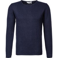 DANIELE FIESOLI Herren Pullover blau Kaschmir unifarben von DANIELE FIESOLI