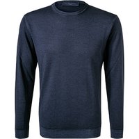 DANIELE FIESOLI Herren Pullover blau unifarben von DANIELE FIESOLI