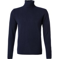 DANIELE FIESOLI Herren Rollkragenpullover blau unifarben von DANIELE FIESOLI