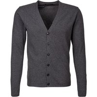 DANIELE FIESOLI Herren Cardigan grau unifarben von DANIELE FIESOLI