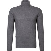 DANIELE FIESOLI Herren Rollkragenpullover grau unifarben von DANIELE FIESOLI