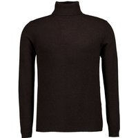 DANIELE FIESOLI Herren Rollkragenpullover braun unifarben von DANIELE FIESOLI
