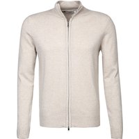 DANIELE FIESOLI Herren Strickjacke beige Kaschmir unifarben von DANIELE FIESOLI