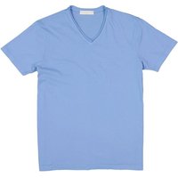 DANIELE FIESOLI Herren T-Shirt blau Baumwolle von DANIELE FIESOLI