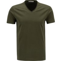 DANIELE FIESOLI Herren T-Shirt grün Baumwolle von DANIELE FIESOLI
