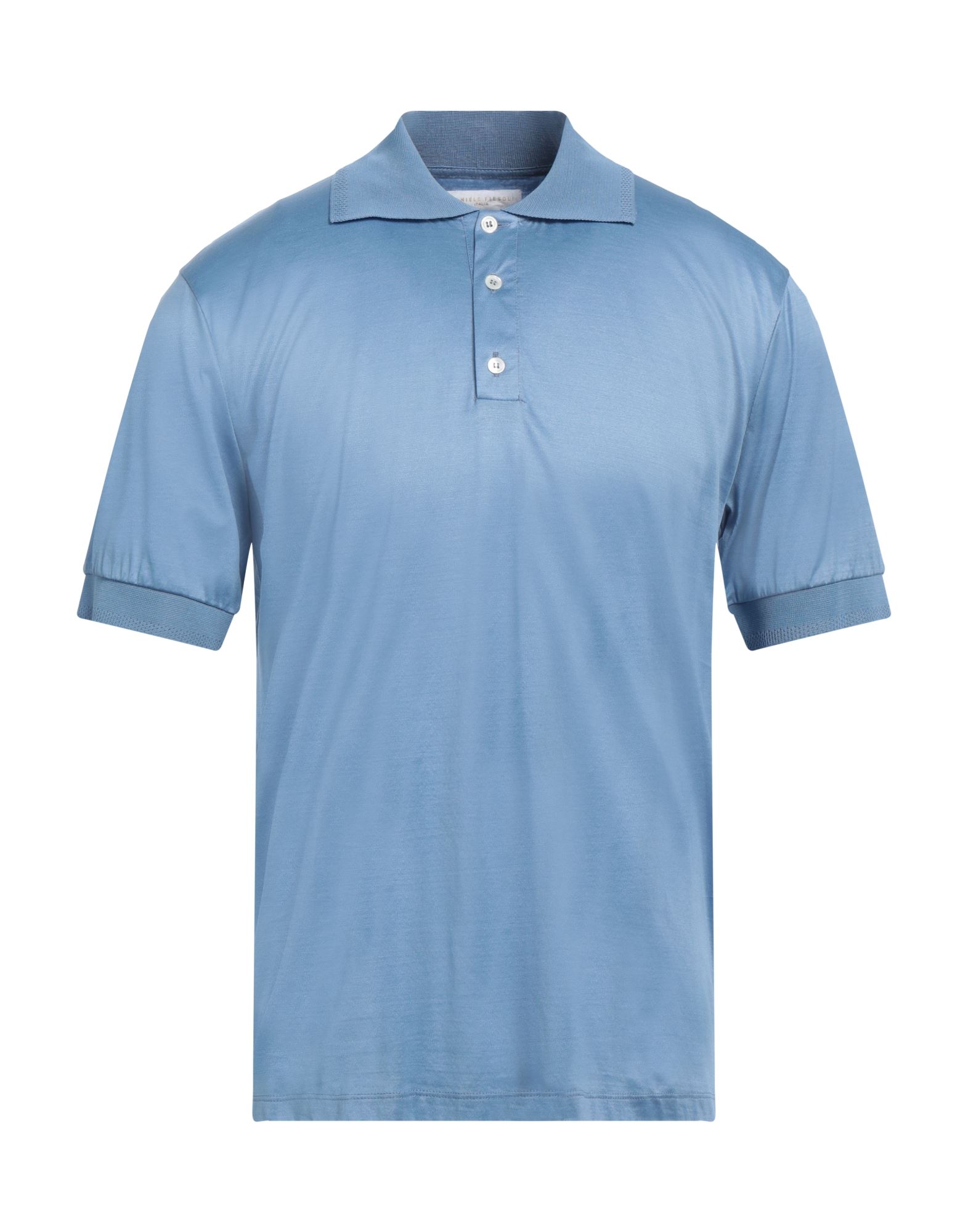 DANIELE FIESOLI Poloshirt Herren Himmelblau von DANIELE FIESOLI