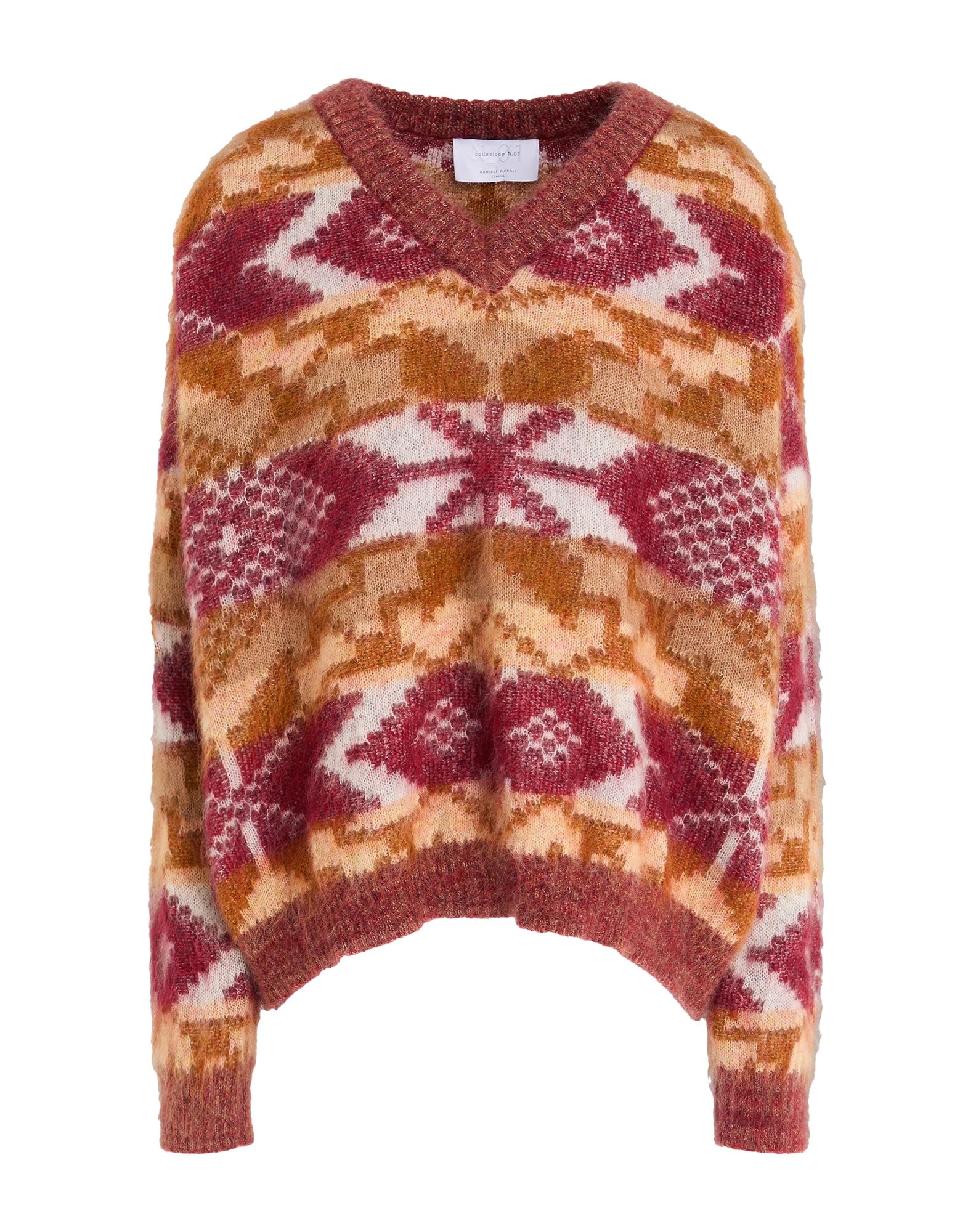 DANIELE FIESOLI Pullover Damen Bordeaux von DANIELE FIESOLI