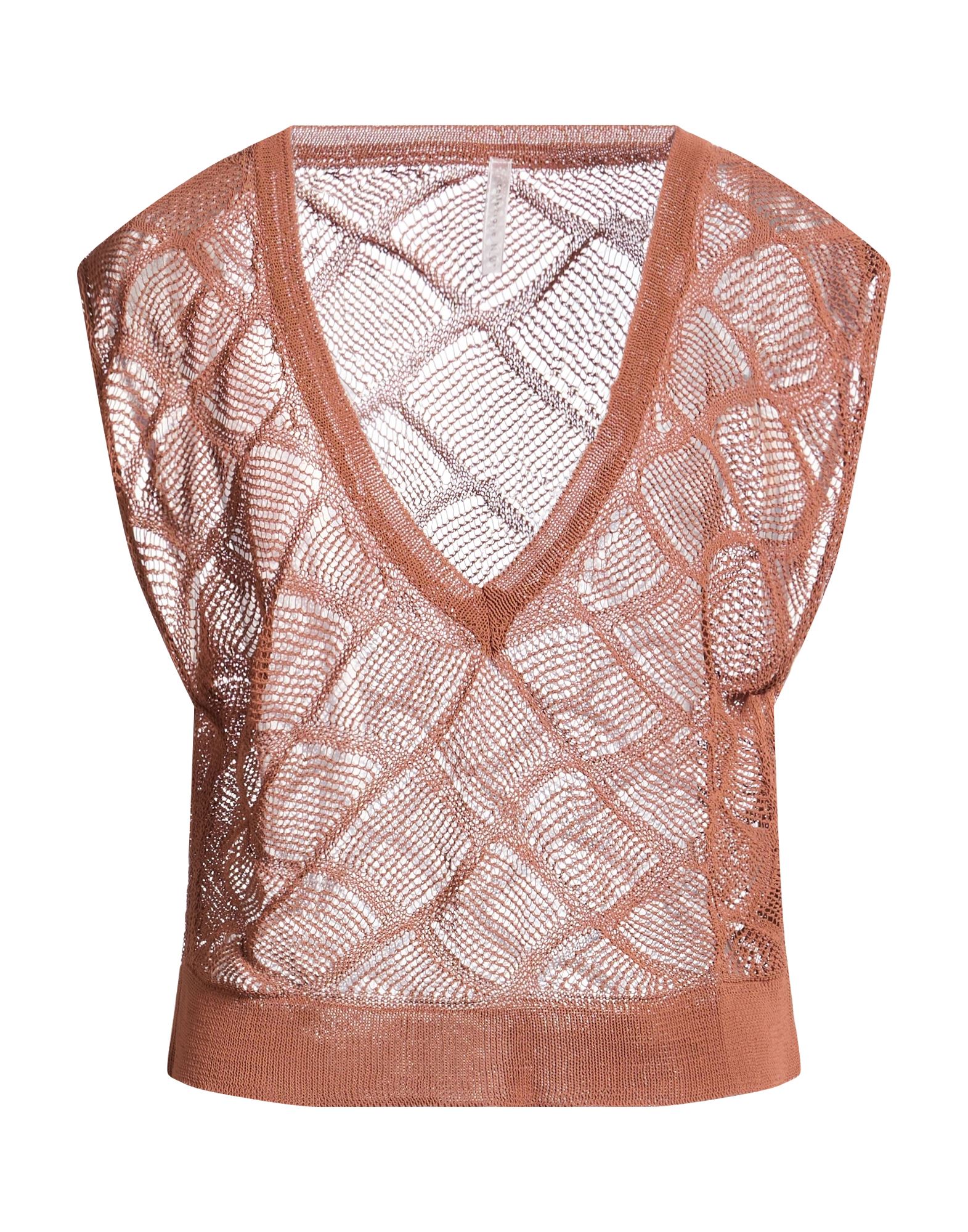 DANIELE FIESOLI Pullover Damen Braun von DANIELE FIESOLI