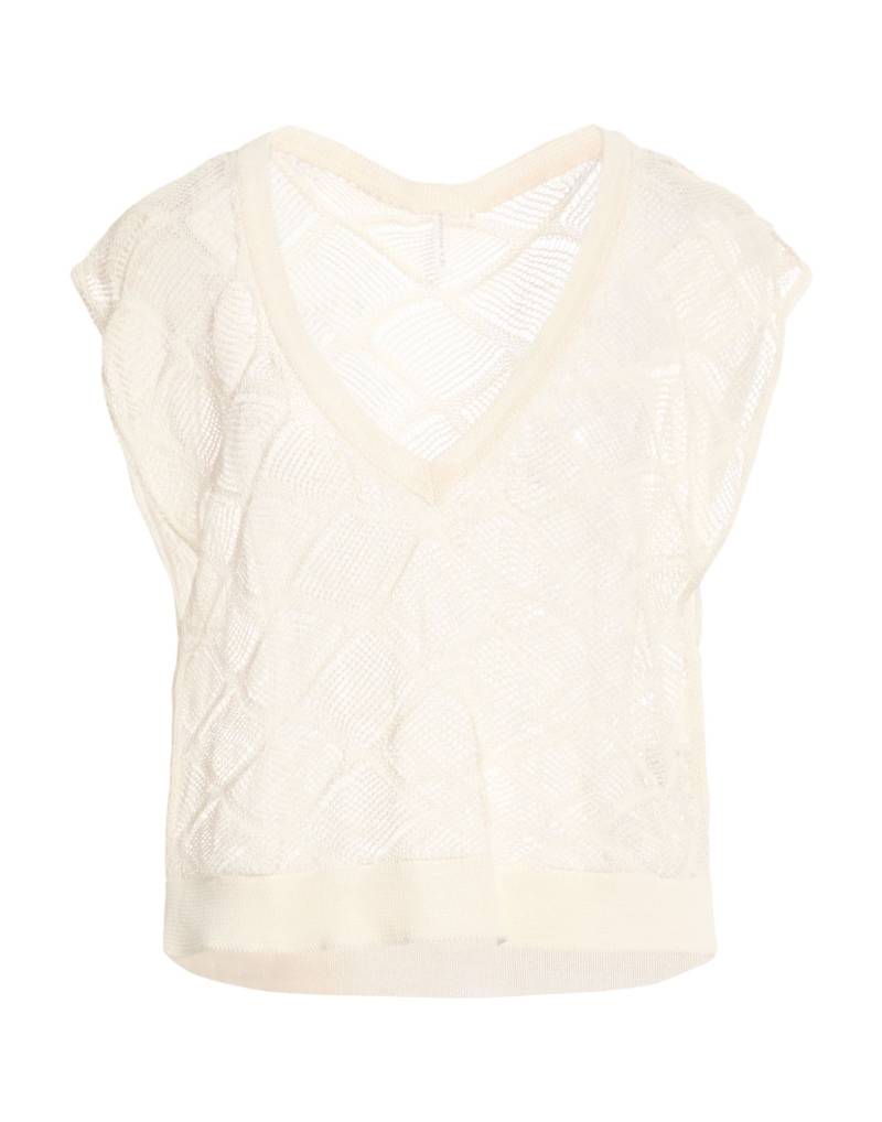 DANIELE FIESOLI Pullover Damen Weiß von DANIELE FIESOLI