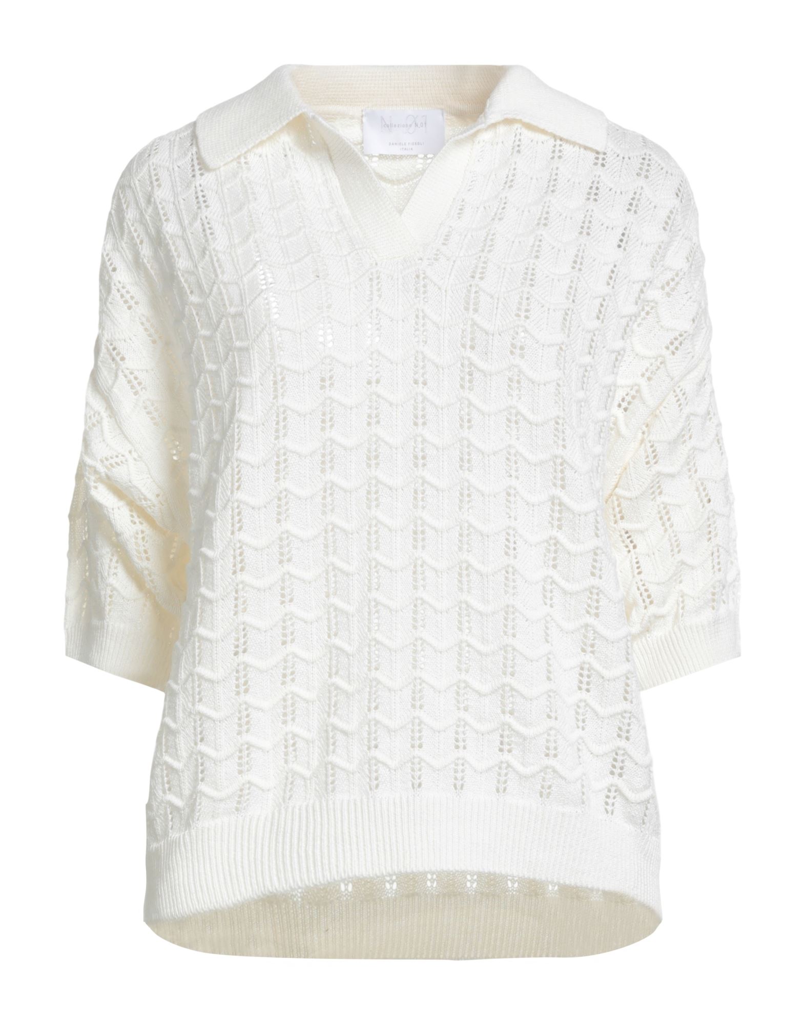 DANIELE FIESOLI Pullover Damen Weiß DANIELE FIESOLI Pullover Damen Weiß von DANIELE FIESOLI