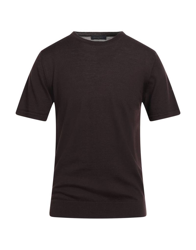 DANIELE FIESOLI Pullover Herren Dunkelbraun von DANIELE FIESOLI