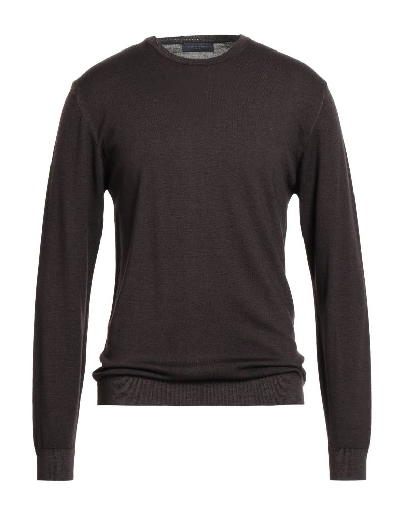 DANIELE FIESOLI Pullover Herren Dunkelbraun von DANIELE FIESOLI