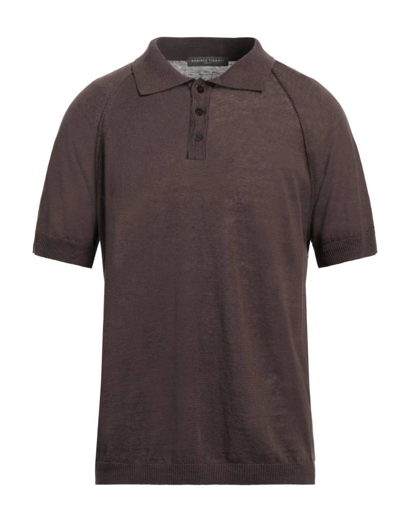 DANIELE FIESOLI Pullover Herren Dunkelbraun von DANIELE FIESOLI