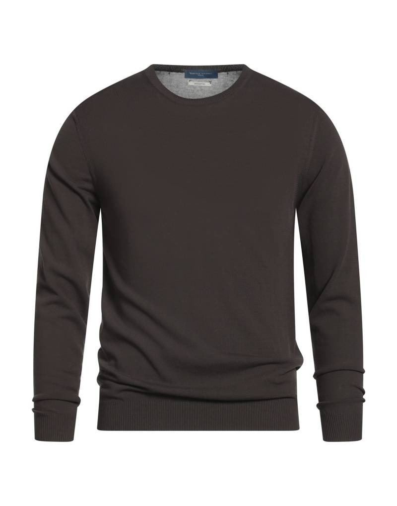 DANIELE FIESOLI Pullover Herren Dunkelbraun von DANIELE FIESOLI