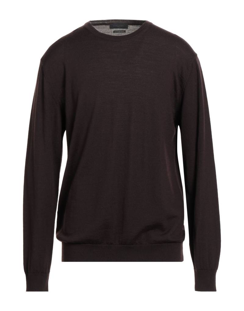 DANIELE FIESOLI Pullover Herren Dunkelbraun von DANIELE FIESOLI