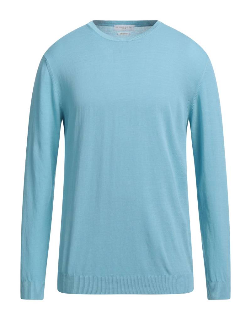 DANIELE FIESOLI Pullover Herren Himmelblau von DANIELE FIESOLI