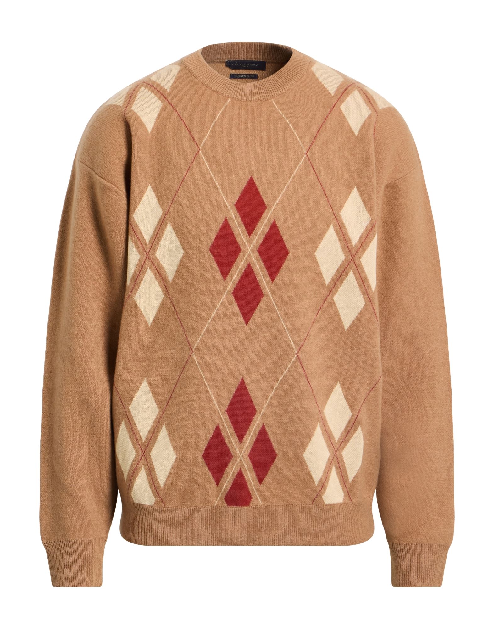 DANIELE FIESOLI Pullover Herren Kamel von DANIELE FIESOLI
