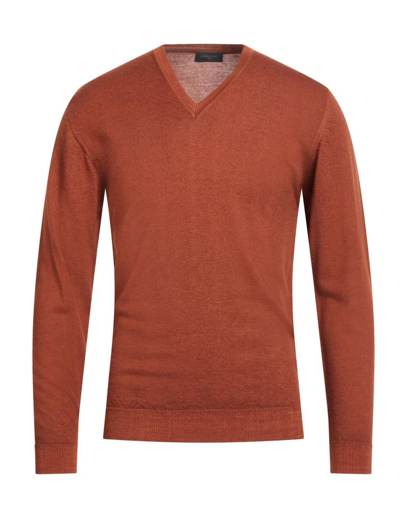 DANIELE FIESOLI Pullover Herren Rostrot von DANIELE FIESOLI