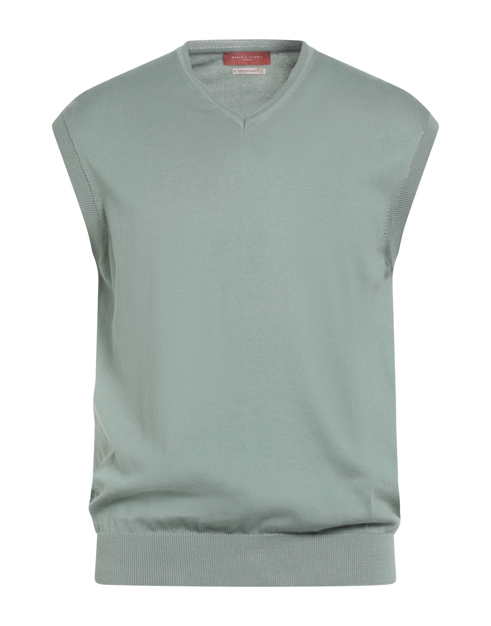 DANIELE FIESOLI Pullover Herren Salbeigrün von DANIELE FIESOLI
