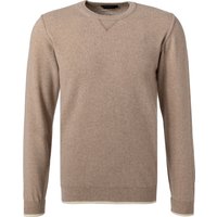 DANIELE FIESOLI Herren Pullover beige unifarben von DANIELE FIESOLI