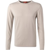 DANIELE FIESOLI Herren Pullover beige Baumwolle unifarben von DANIELE FIESOLI