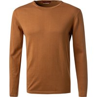 DANIELE FIESOLI Herren Pullover braun unifarben von DANIELE FIESOLI