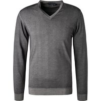 DANIELE FIESOLI Herren Pullover grau unifarben von DANIELE FIESOLI