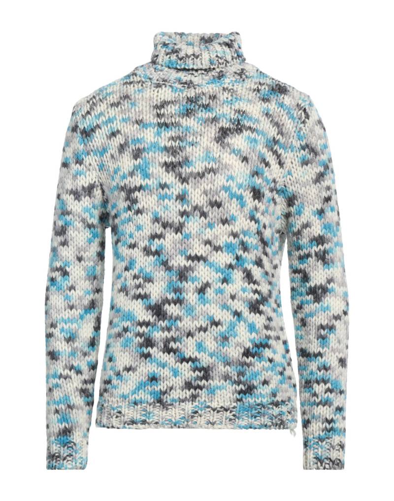 DANIELE FIESOLI Rollkragenpullover Herren Azurblau von DANIELE FIESOLI