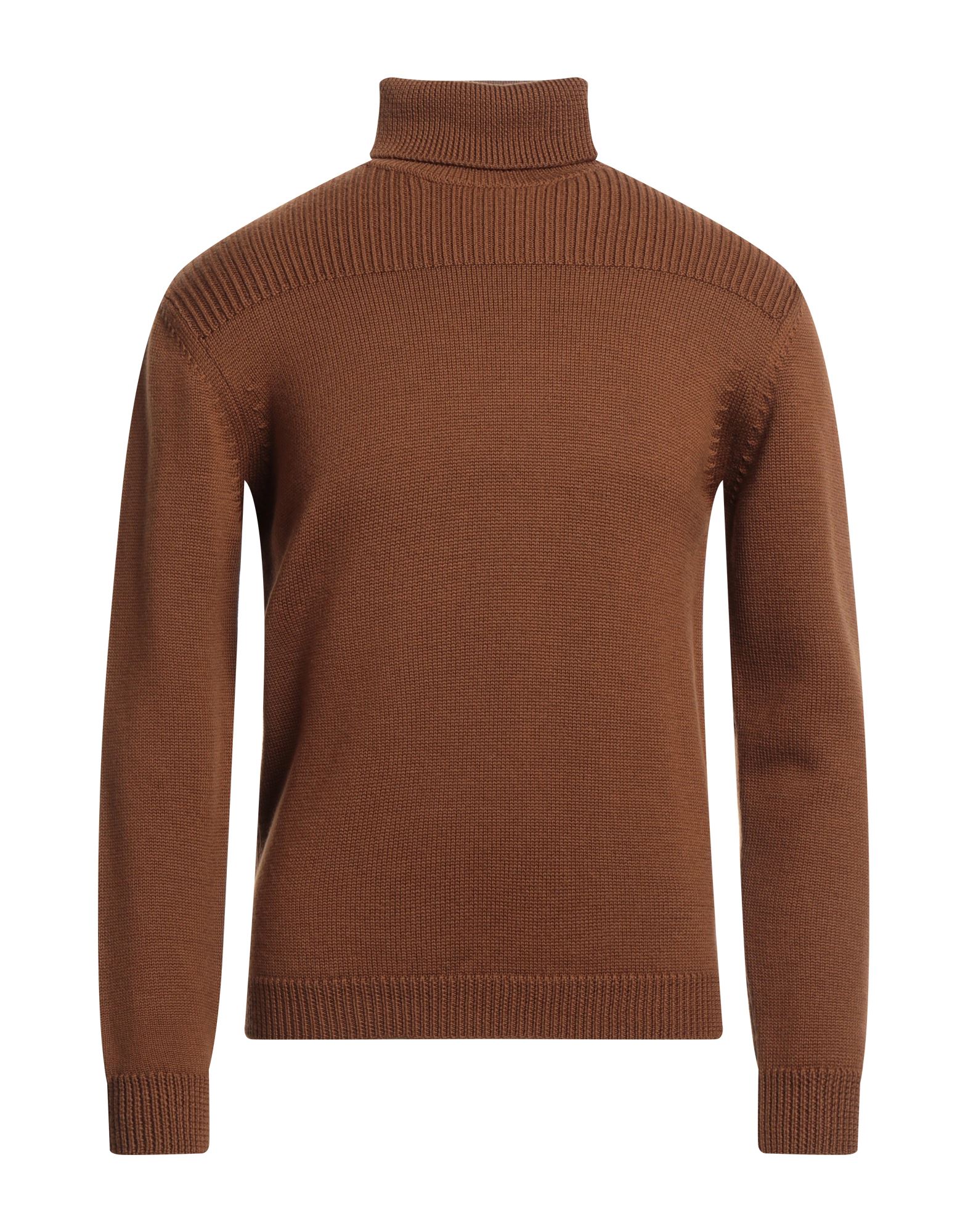 DANIELE FIESOLI Rollkragenpullover Herren Braun von DANIELE FIESOLI