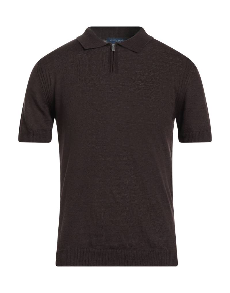 DANIELE FIESOLI Rollkragenpullover Herren Dunkelbraun von DANIELE FIESOLI