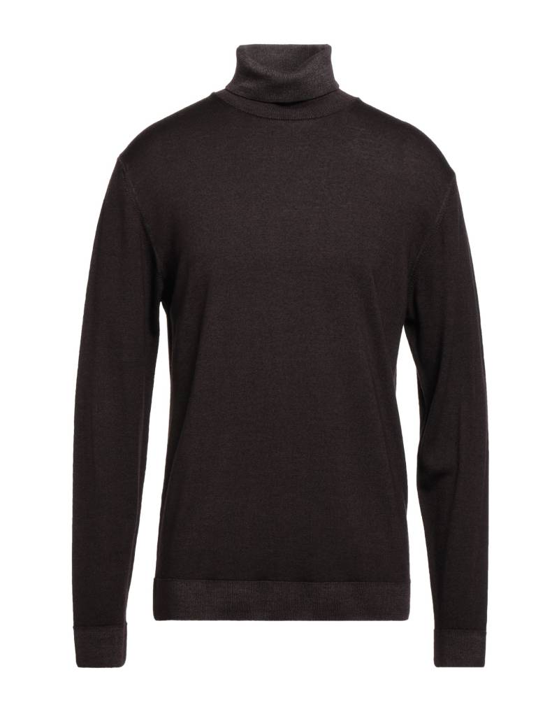 DANIELE FIESOLI Rollkragenpullover Herren Dunkelbraun von DANIELE FIESOLI